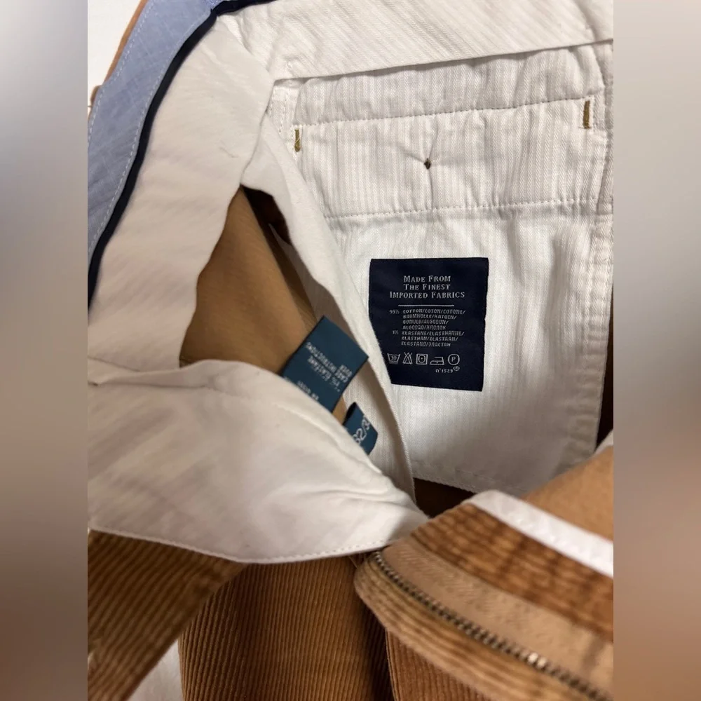 Polo Ralph Lauren Bedford Straight Fit Corduroy Pants in Golden Brown Size 32x30